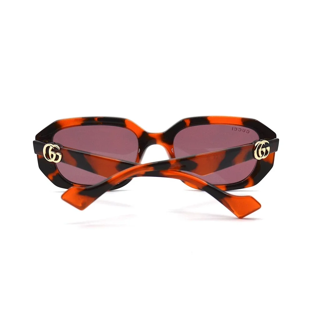 GUCCI GG1535S 005 HAVANA ORANGE VIOLET WOMEN'S AUTHENTIC SUNGLASSES - Picture 6 of 9
